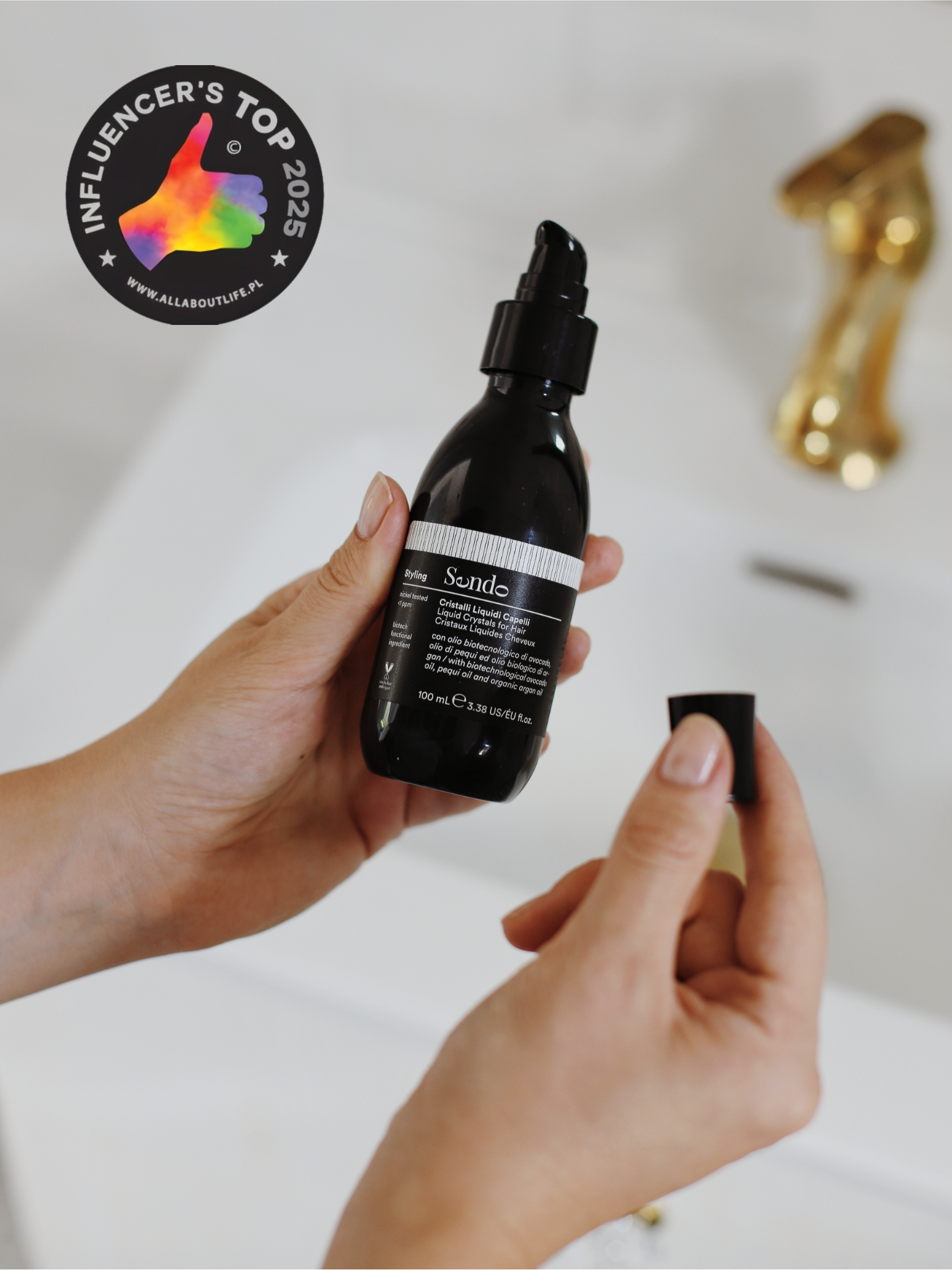 LIQUID CRYSTALS FOR HAIR - Zabezpieczające serum ciekłe kryształki 100ml Sendo