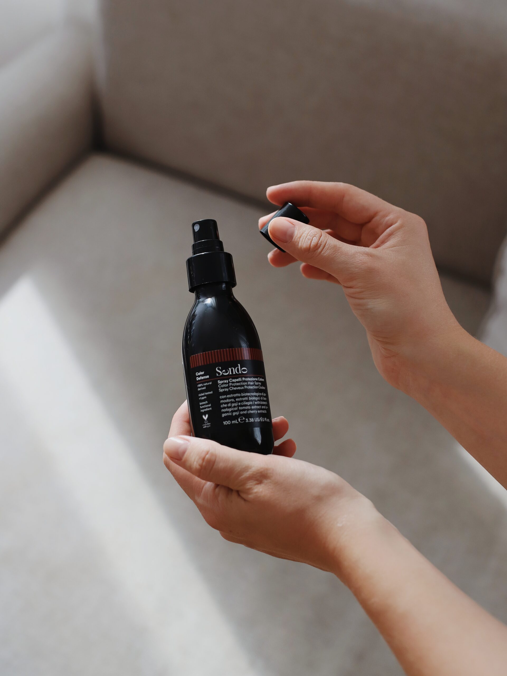 COLOR PROTECTION HAIR SPRAY - Spray chroniący kolor 100ml Sendo