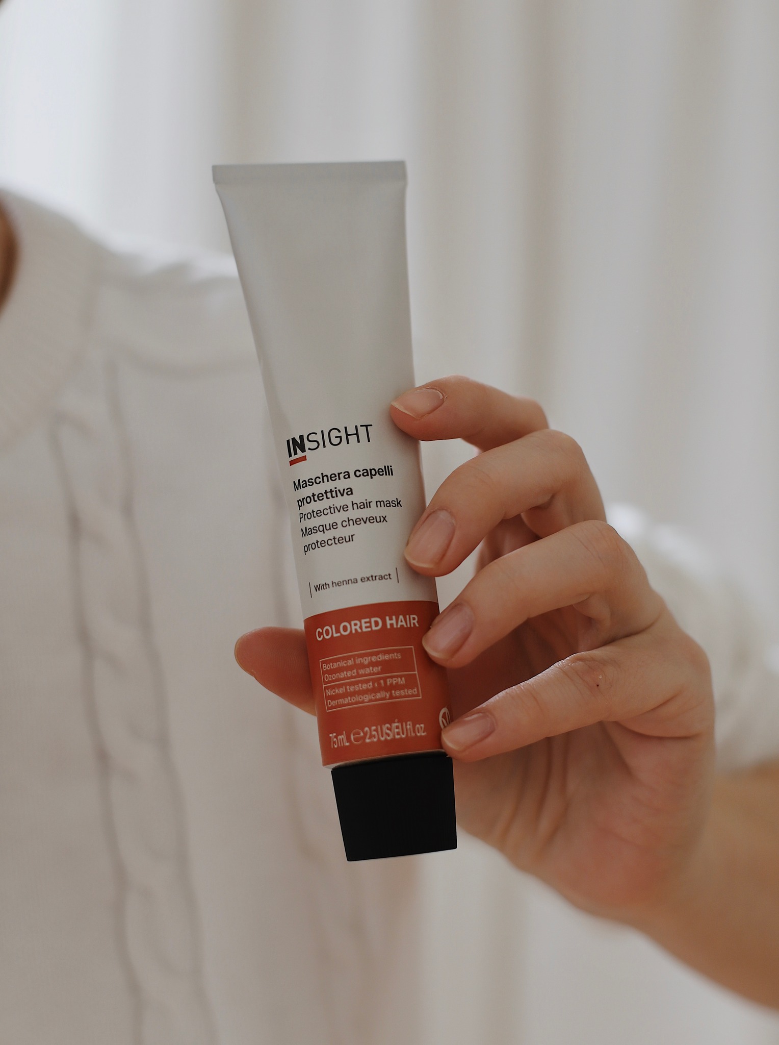 INSIGHT COLORED HAIR MASK - Maska ochronna do włosów farbowanych 75ml