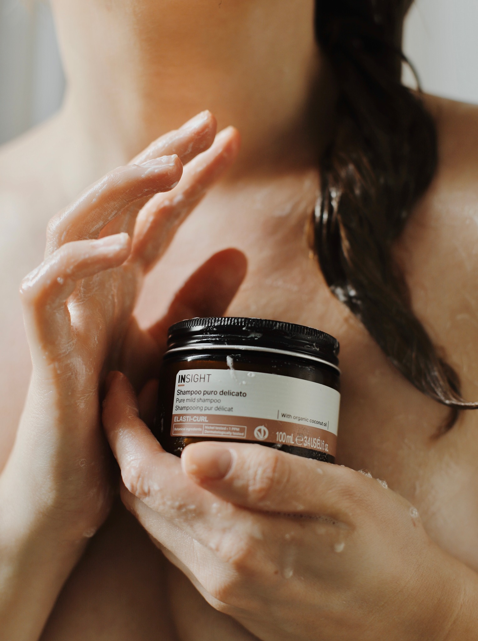 Delikatny szampon do kręconych włosów 100ml INSIGHT ELASTI-CURL