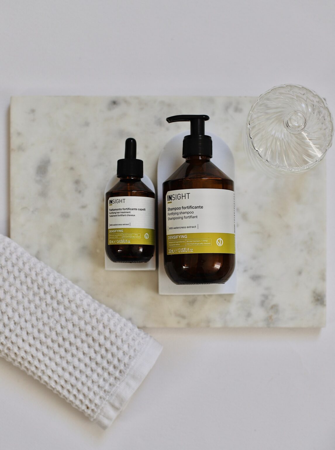 Zestaw na wypadanie włosów INSIGHT Densifying – Szampon 350 ml + Wcierka 100 ml