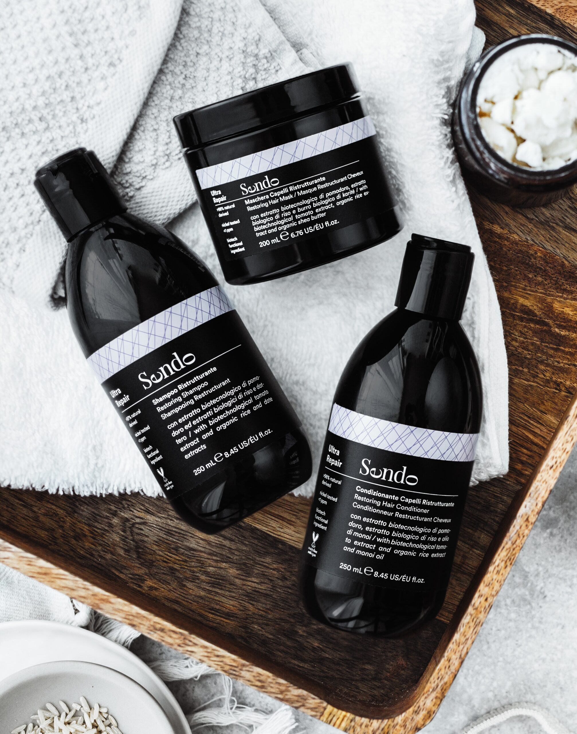 Zestaw do pielęgnacji zniszczonych włosów Ultra Repair SENDO