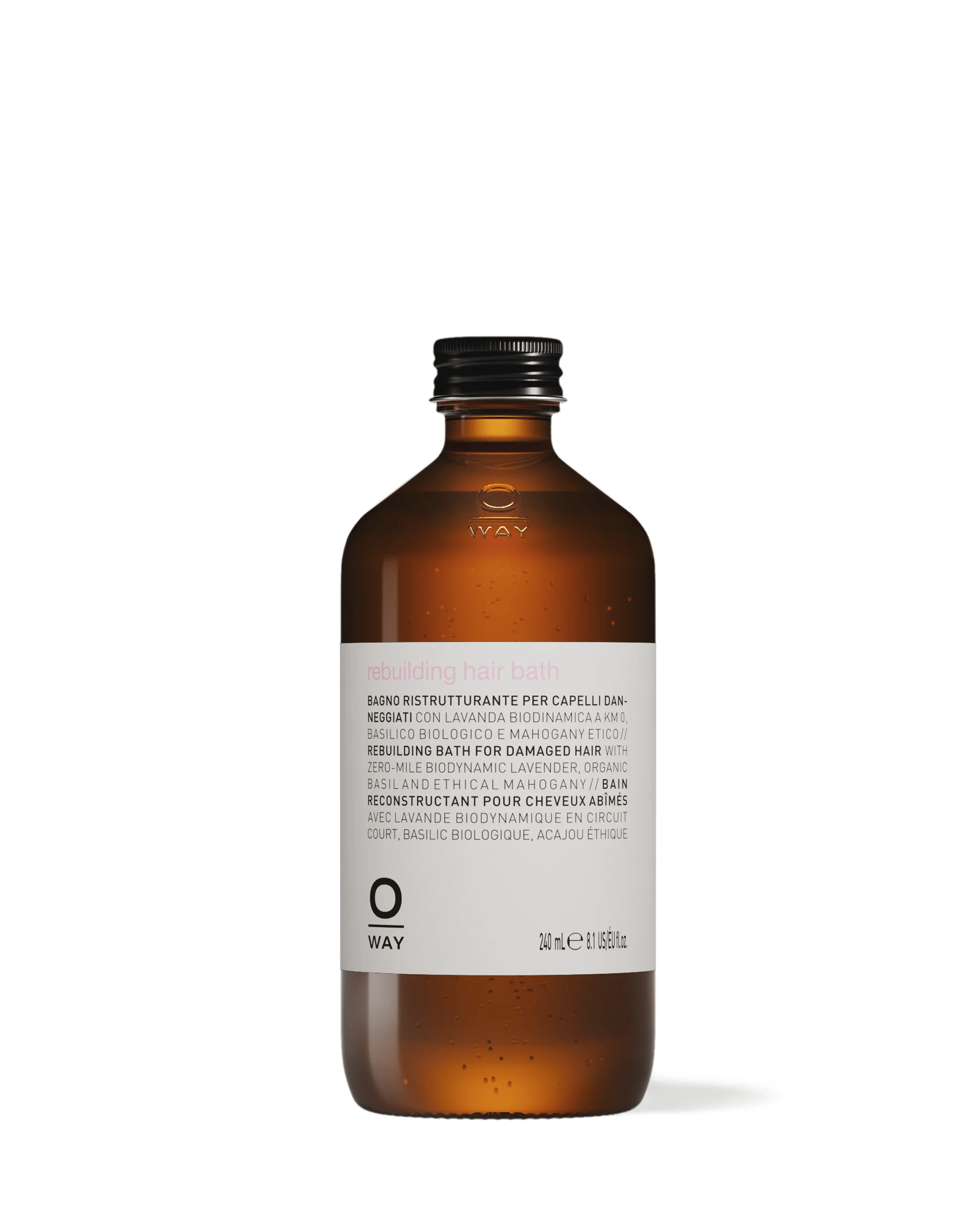 Rebuilding hair bath - odbudowujący szampon do włosów zniszczonych 240ml OWAY