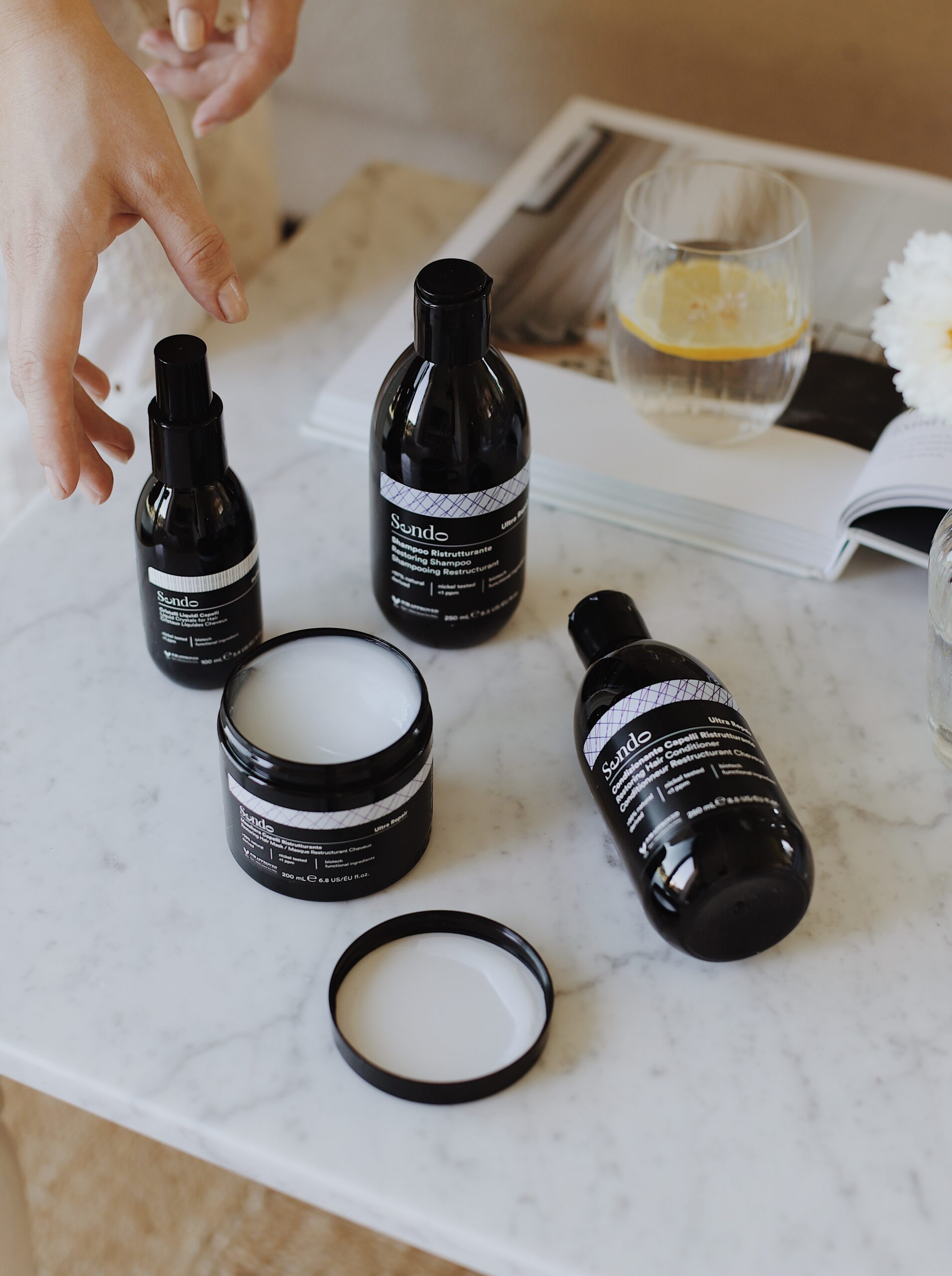 Zestaw do pielęgnacji włosów suchych i zniszczonych SENDO