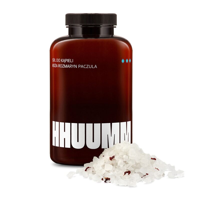 HHUUMM Sól do kąpieli Róża, Rozmaryn i Paczula 450 g