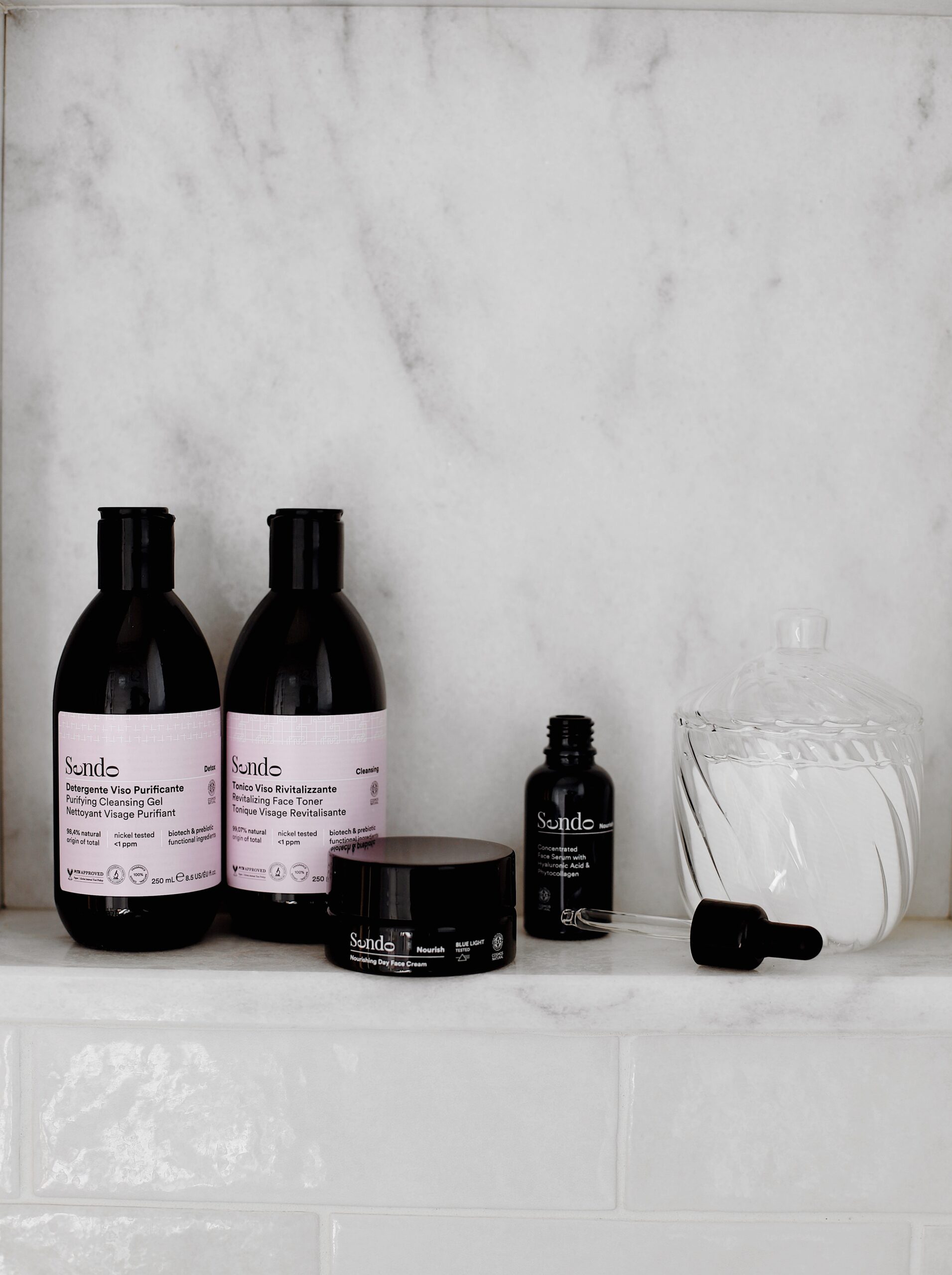 zestaw nawilżający do pielęgnacji twarzy sendo