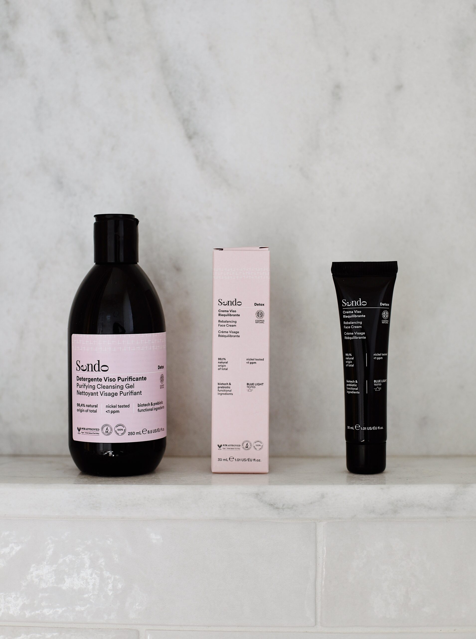 zestaw normalizujacy do twarzy sendo