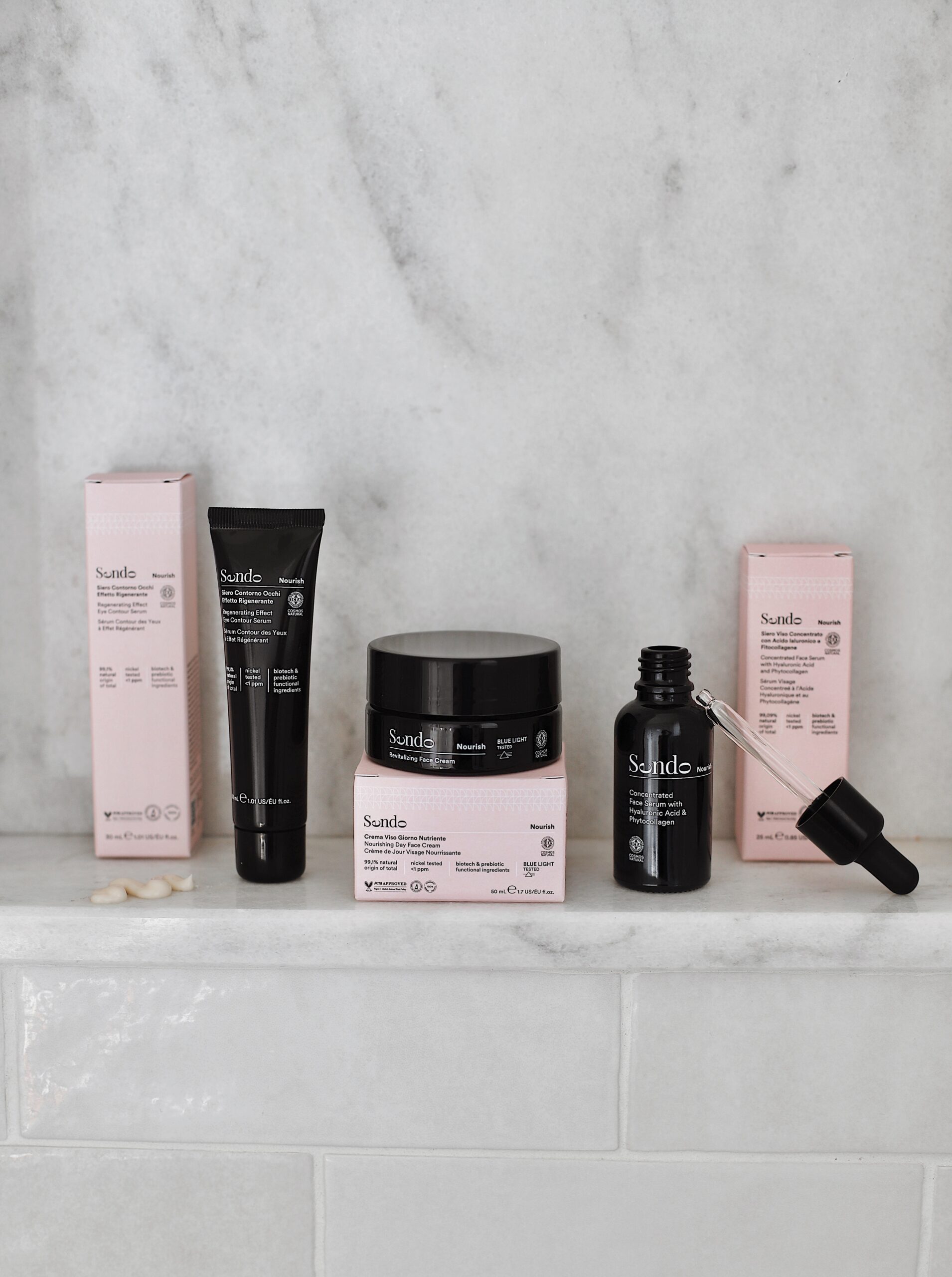 zestaw odmładzający do pielęgnacji twarzy sendo