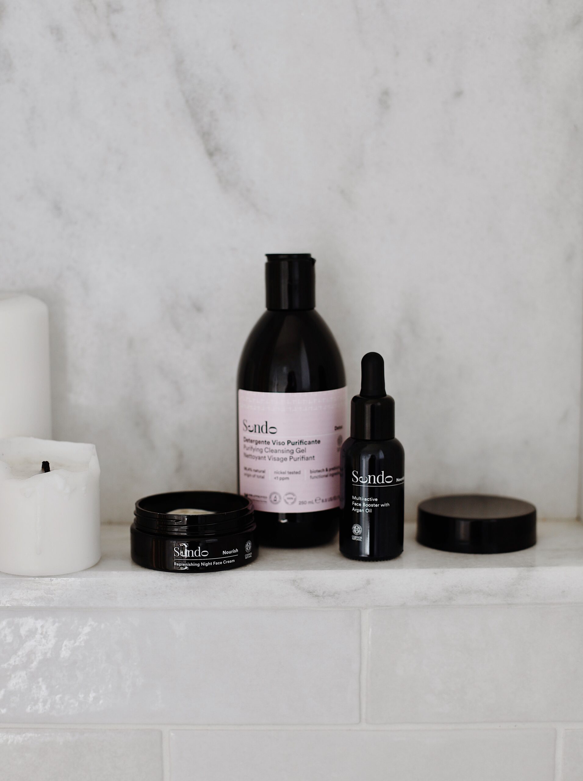 zestaw odżywczy do pielęgnacji twarzy sendo